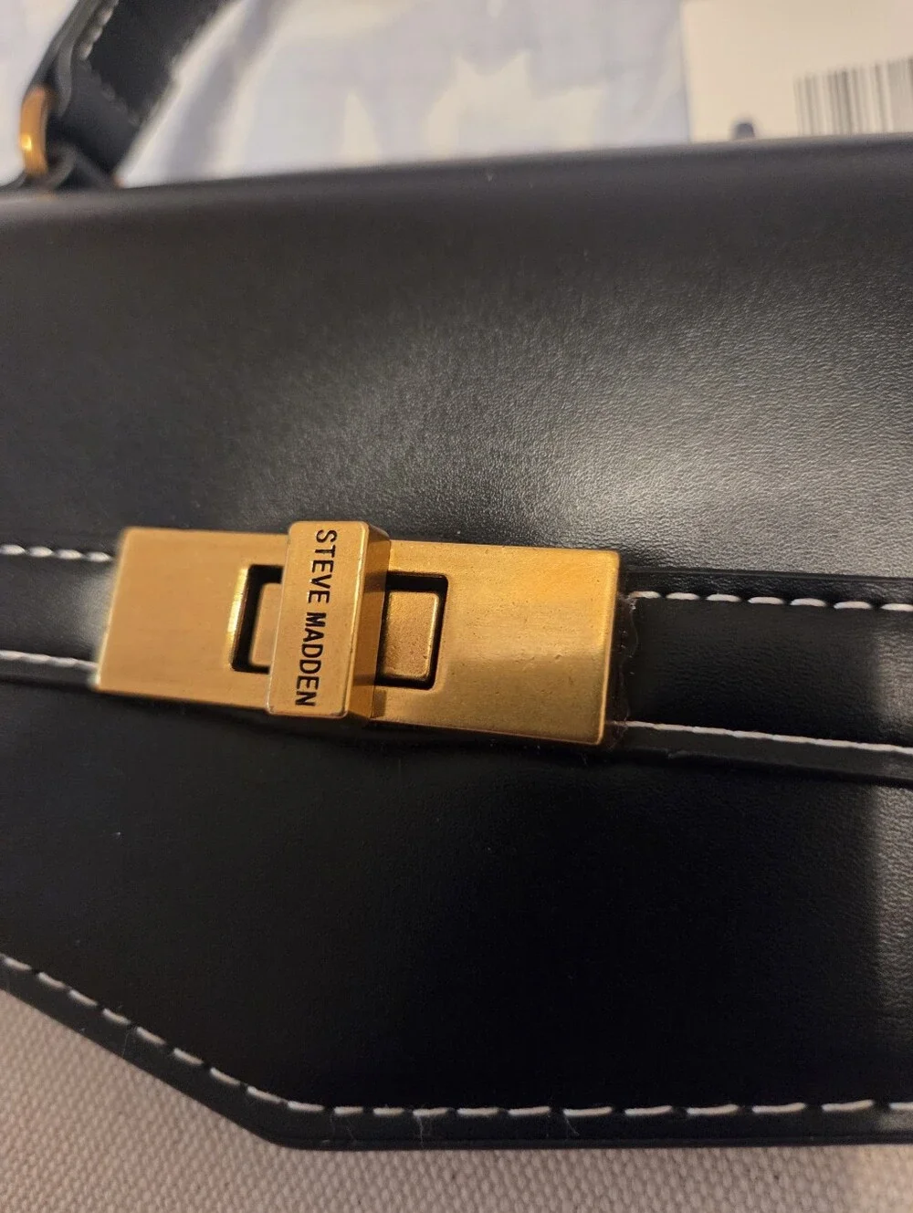 NWT Steve Madden Top-Handle Satchel with Crossbody Strap Hang Tag Charms